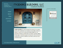 Tablet Screenshot of maderabuilders.com